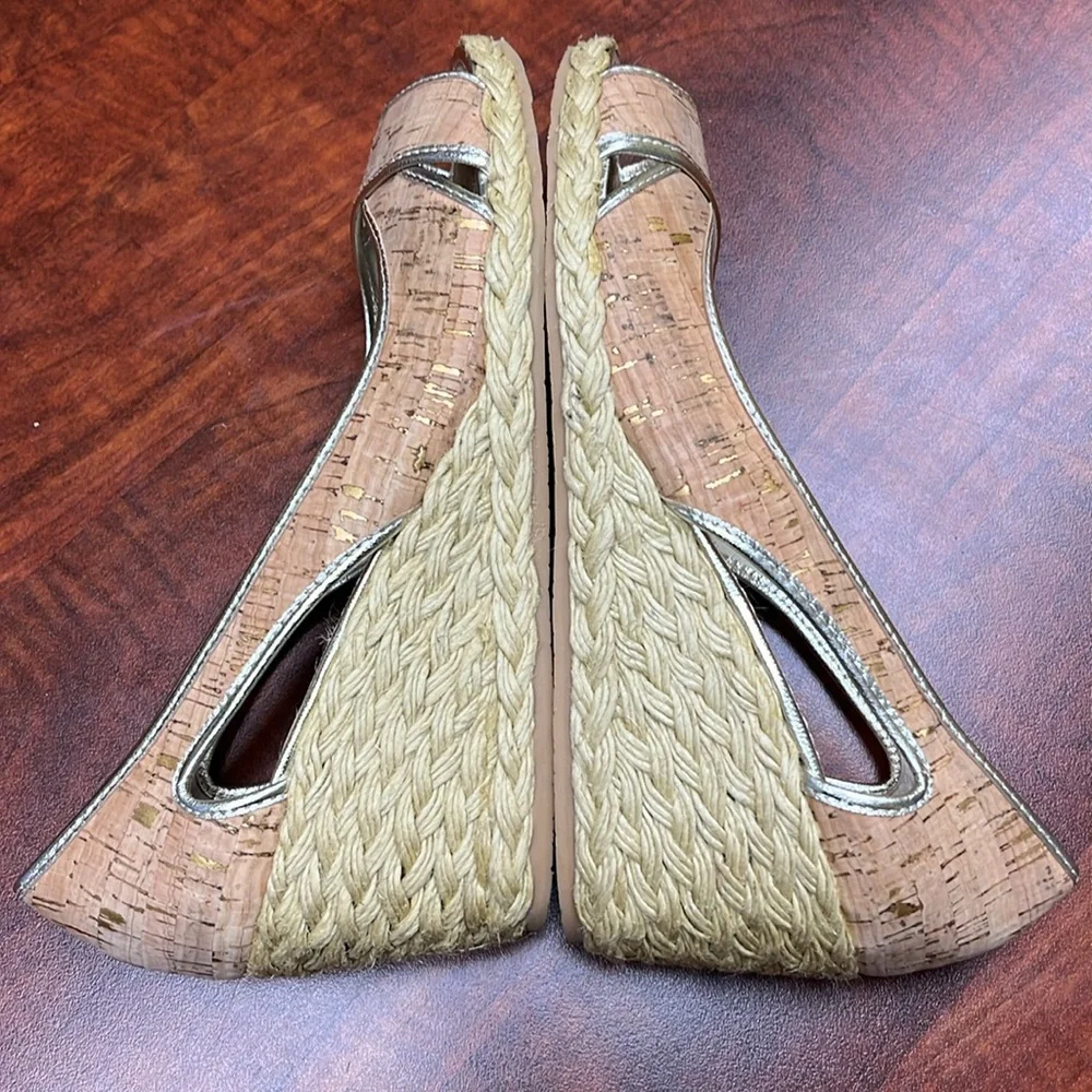 Donald J pliner Coraa Cork Espadrilles wedge sandals